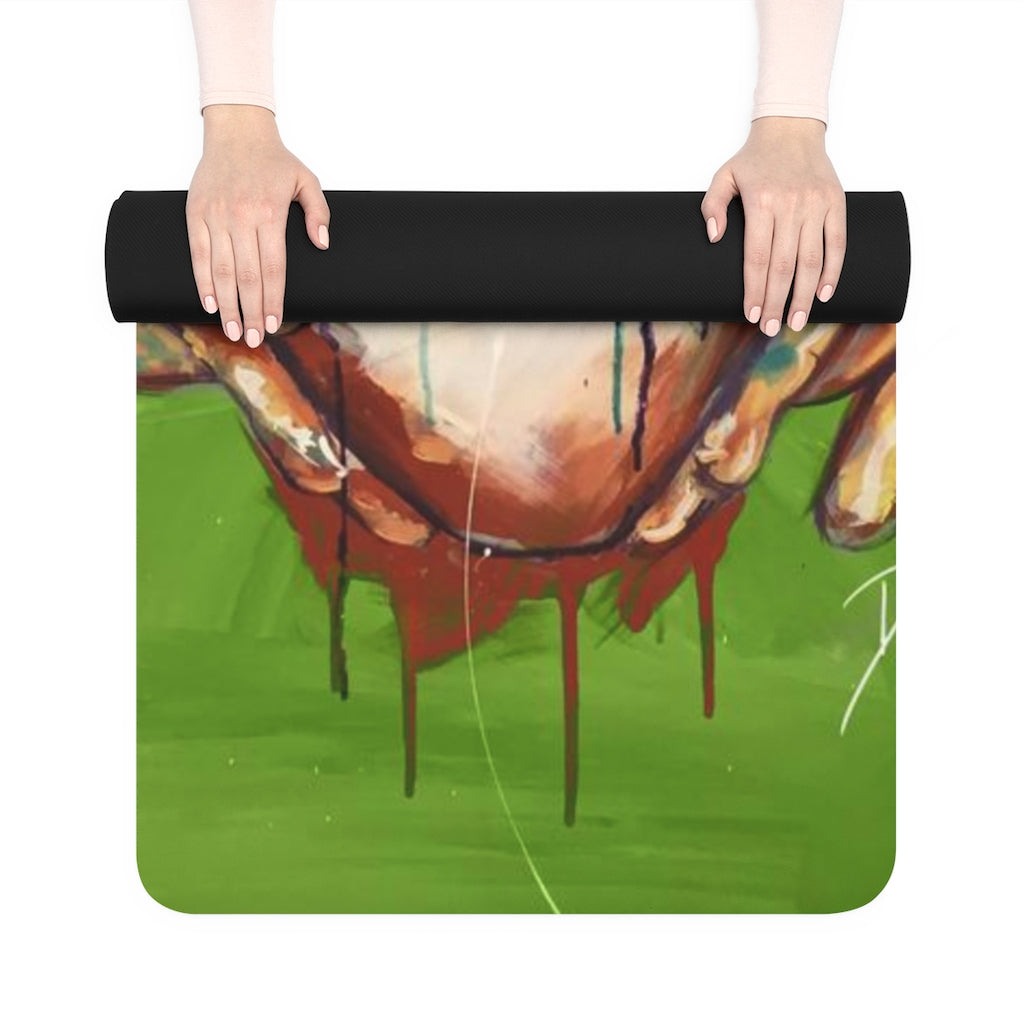 Naturally VIII GREEN Rubber Yoga Mat