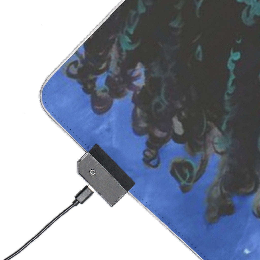 Naturally I BLUE LED Gaming Mouse Pad