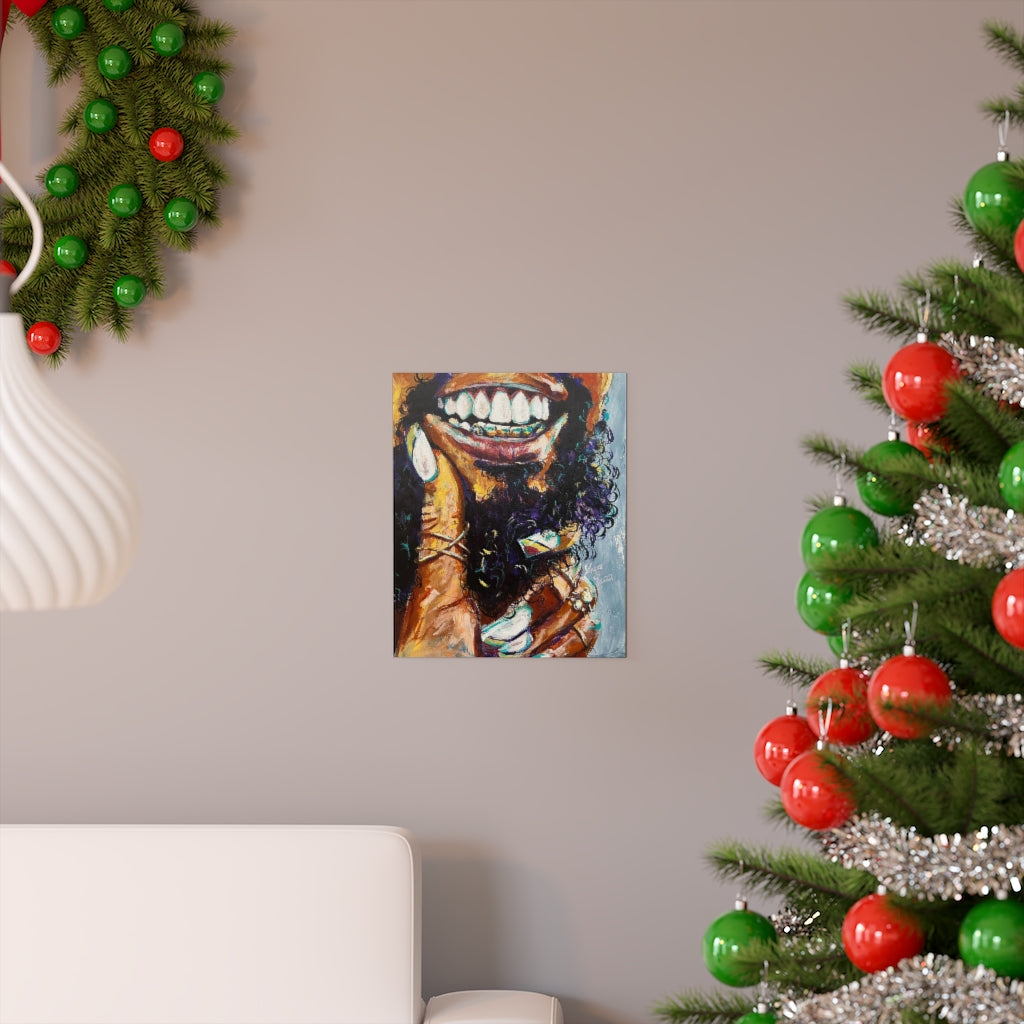 Naturally Black Love XI Premium Matte vertical posters