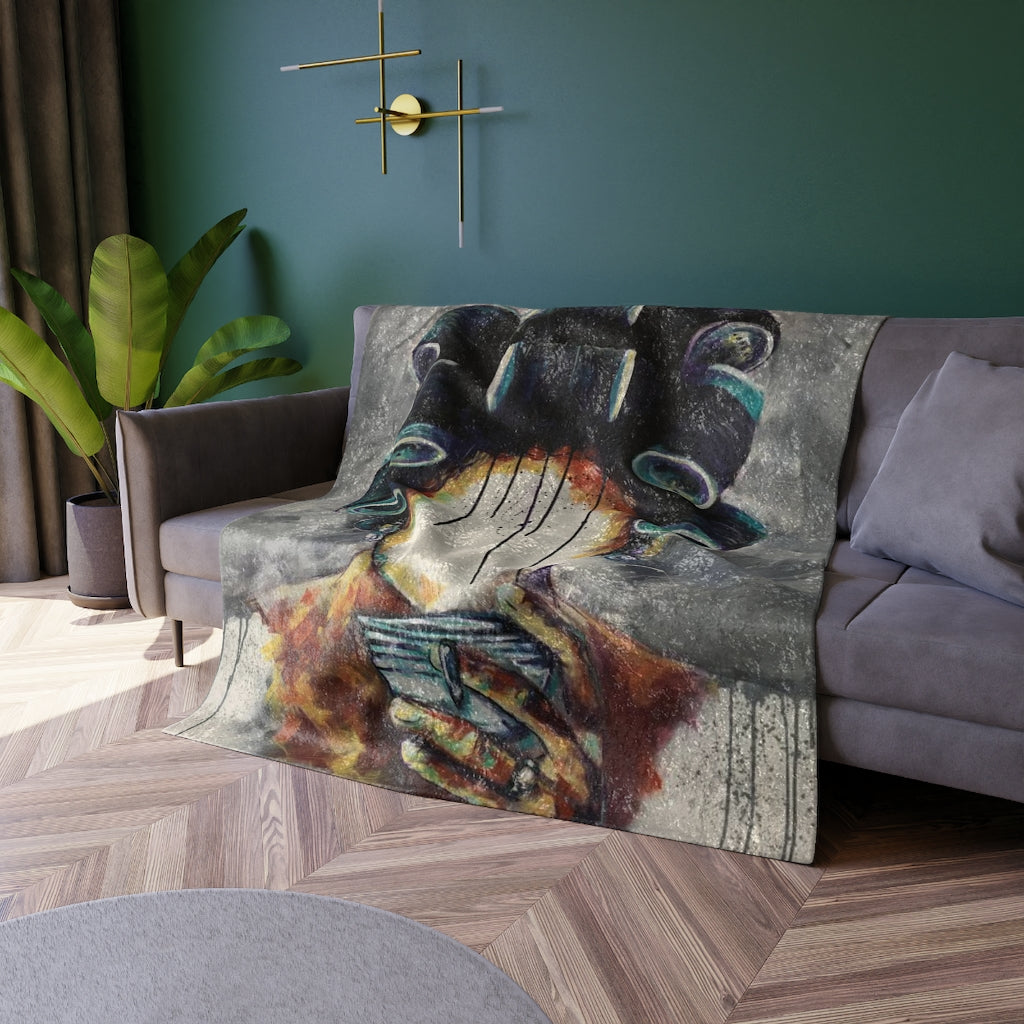 Undressed IX Crushed Velvet Blanket