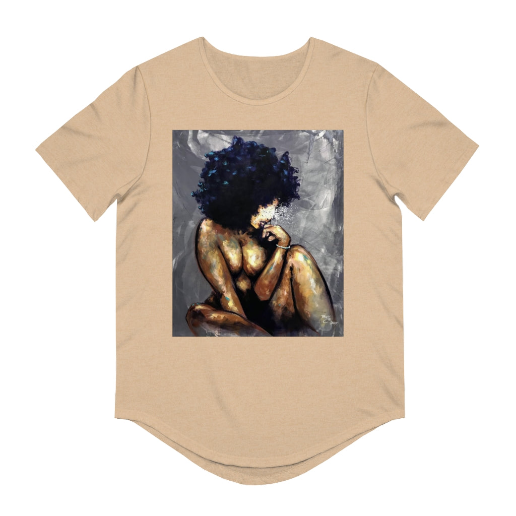 Naturally LV Men's Jersey Curved Hem Tee