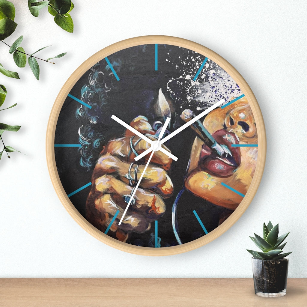 Naturally Dope III Wall clock