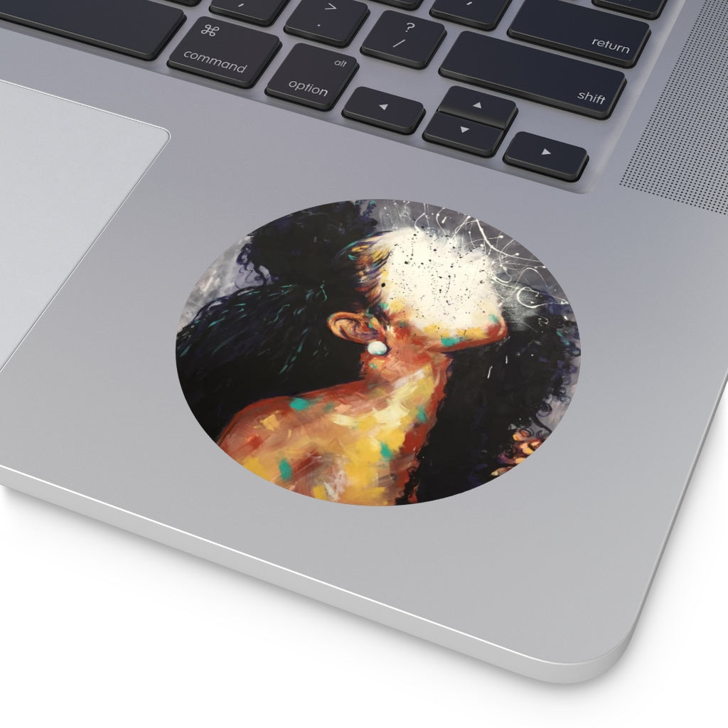 Naturally XVI Round Vinyl Stickers