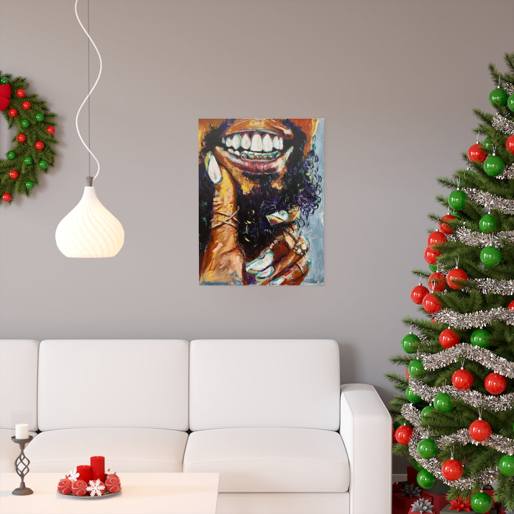 Naturally Black Love XI Premium Matte vertical posters