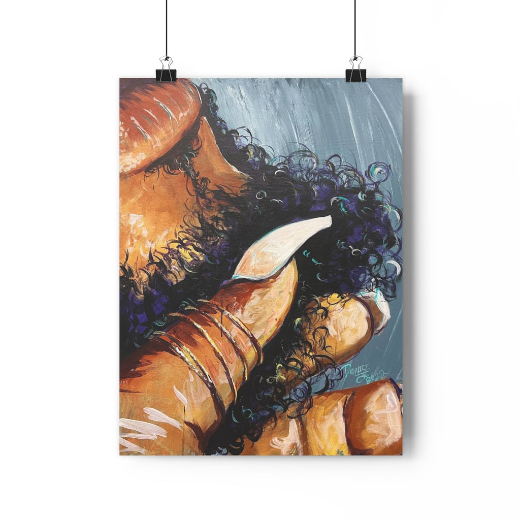 Naturally Black Love X Giclée Art Print