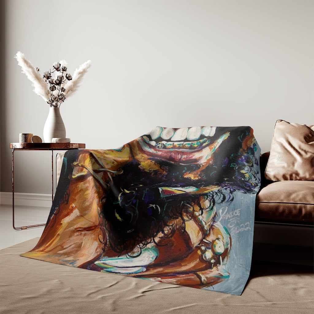Naturally Black Love XI Sweatshirt Blanket