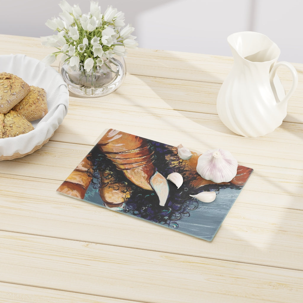 Naturally Black Love X Cutting Board