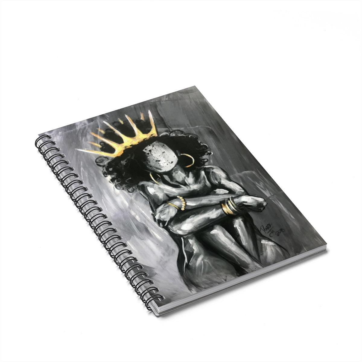 Naturally Queen IX Spiral Notebook - Ruled Line