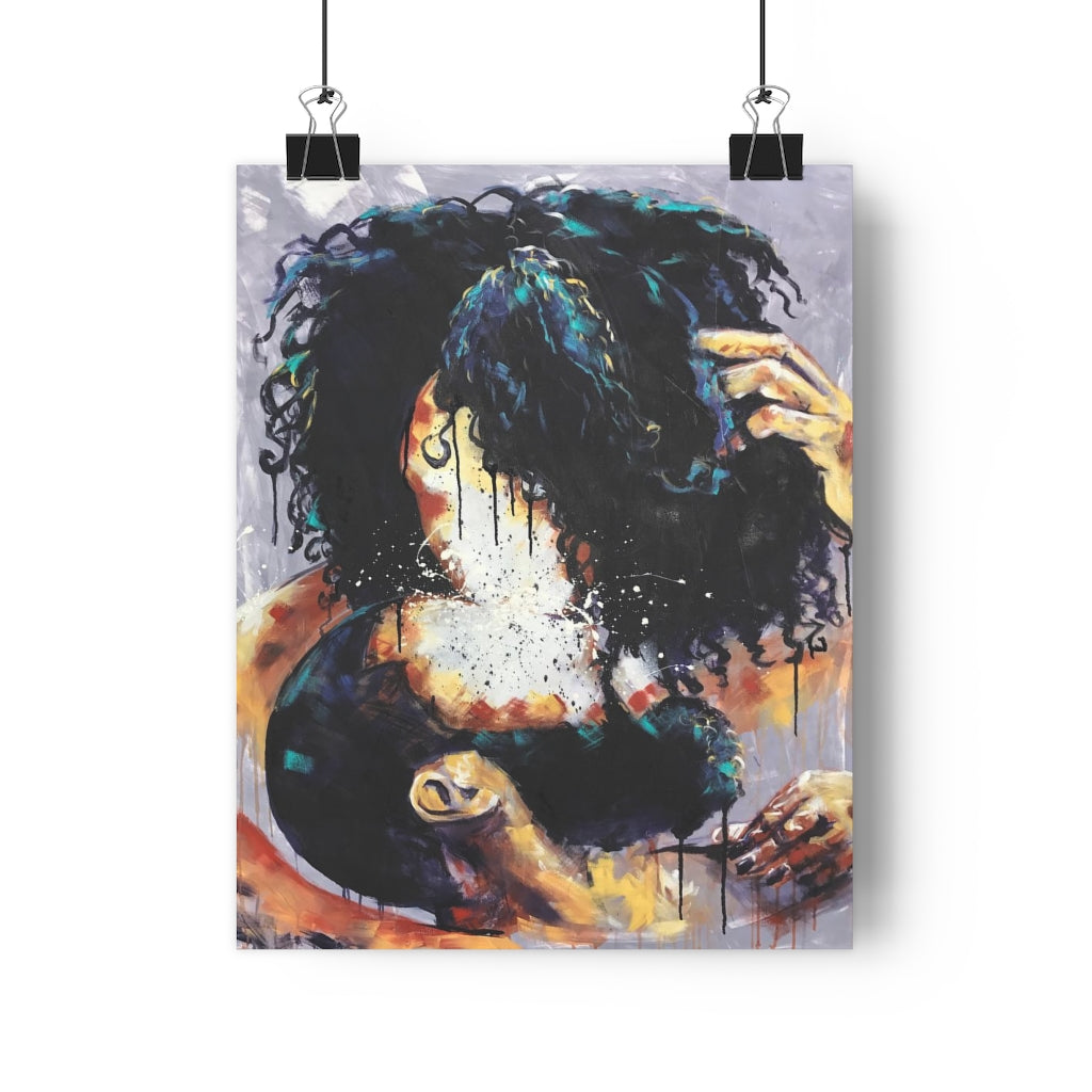 Naturally Black Love II Giclée Art Print