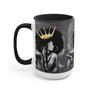 Naturally Queen VI Accent Coffee Mugs, 15oz