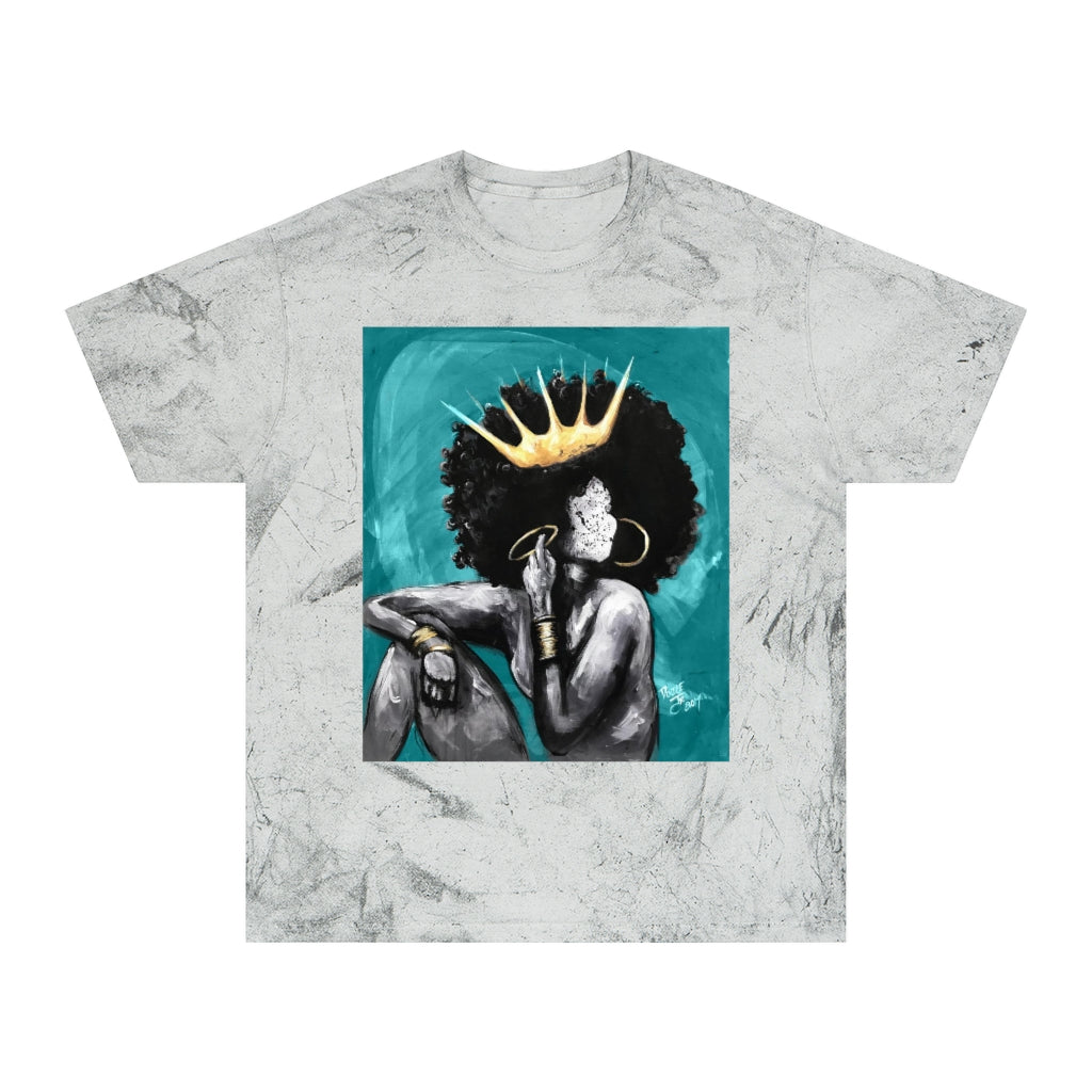 Naturally Queen VI Teal Unisex Color Blast T-Shirt