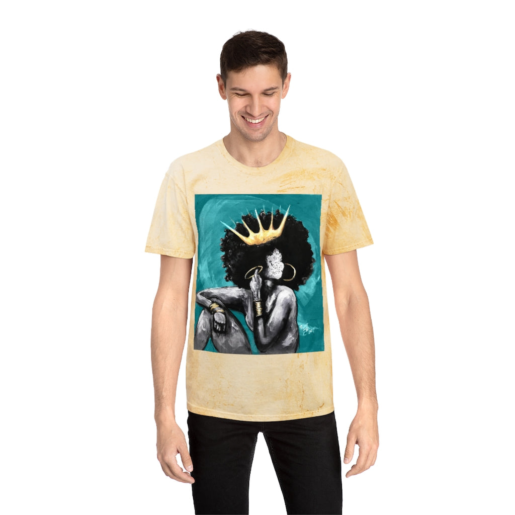 Naturally Queen VI Teal Unisex Color Blast T-Shirt