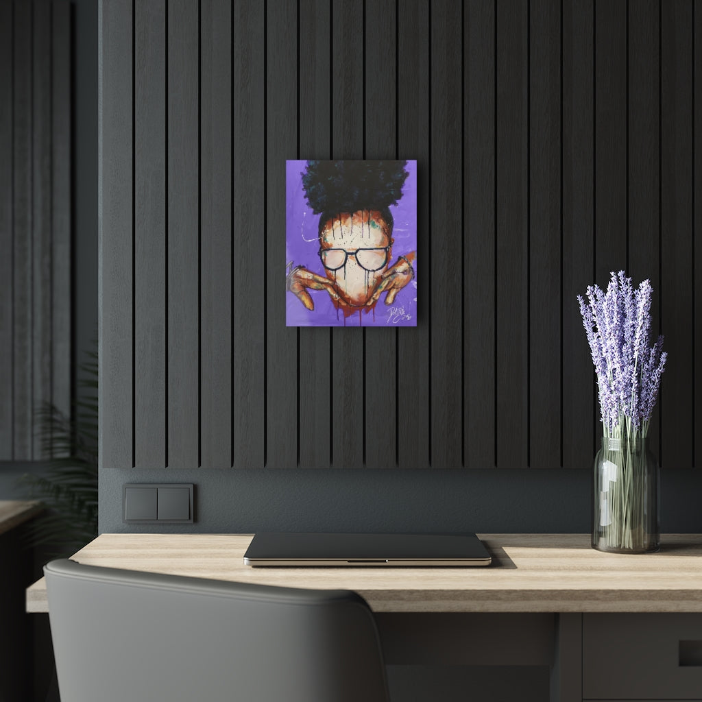 Naturally VIII PURPLE Acrylic Prints (French Cleat Hanging)