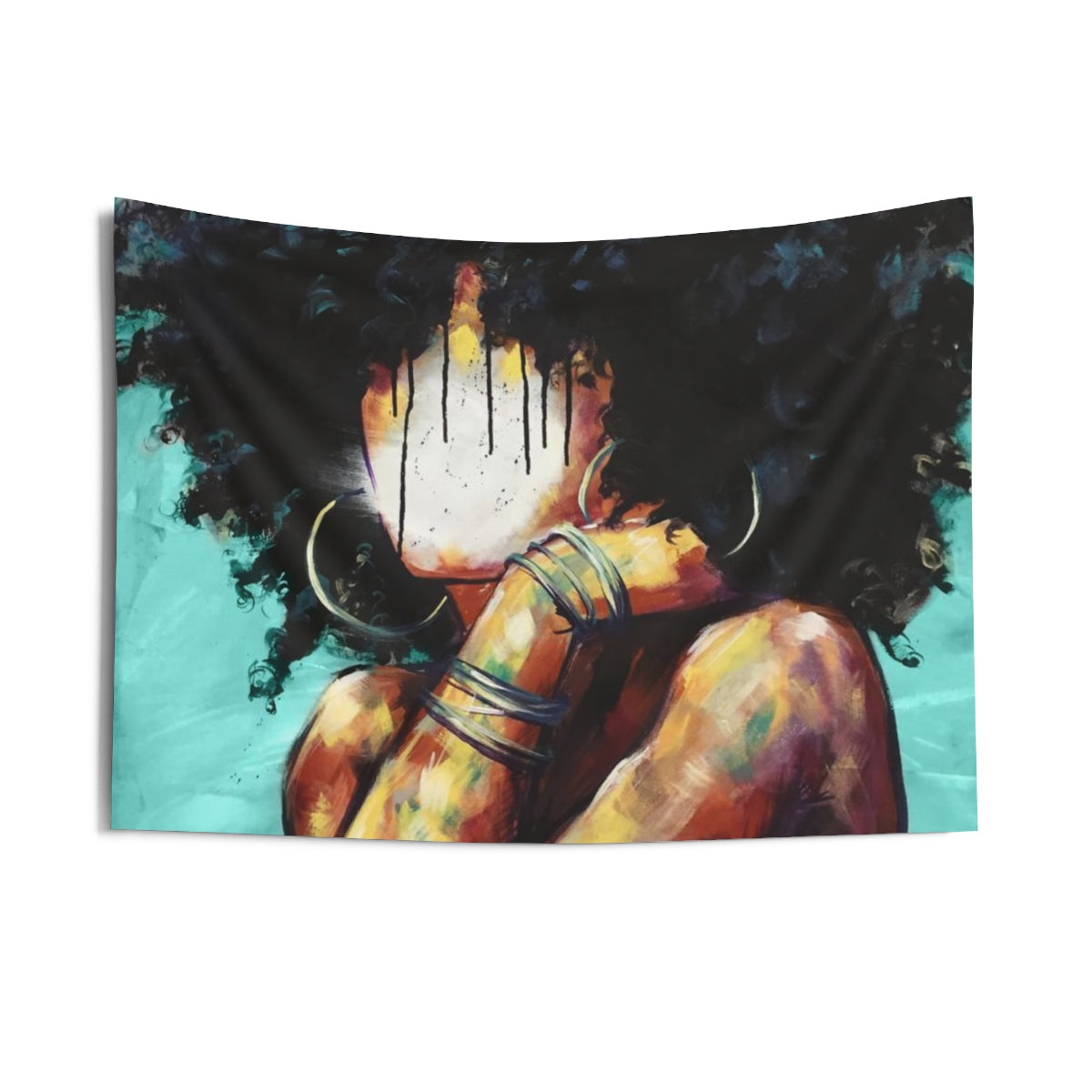 Naturally II TEAL Indoor Wall Tapestries