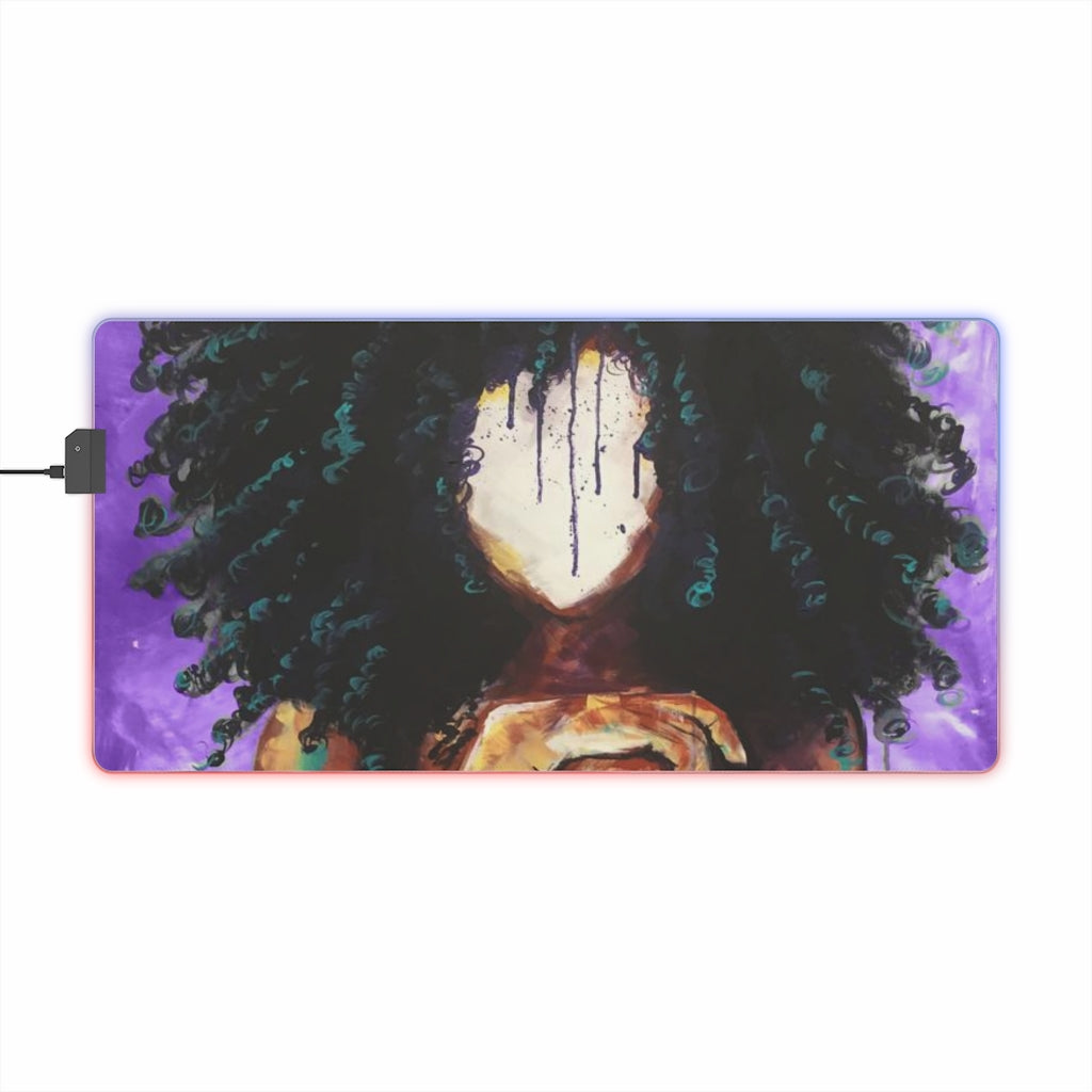 Naturally I PURPLE LED Gaming Mouse Pad