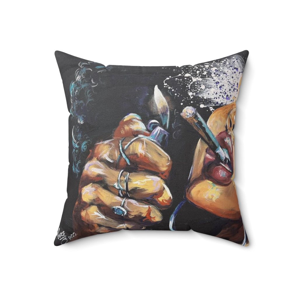 Naturally Dope III Spun Polyester Square Pillow Case