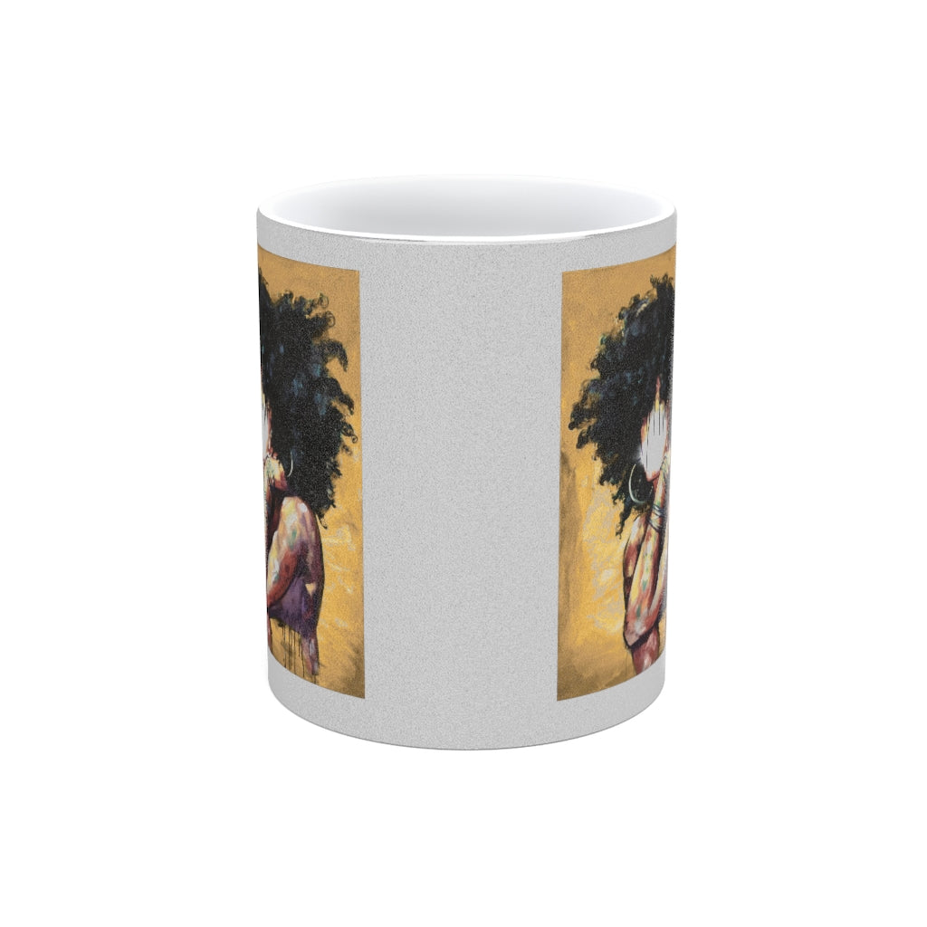 Naturally II GOLD Metallic Mug (Silver / Gold)