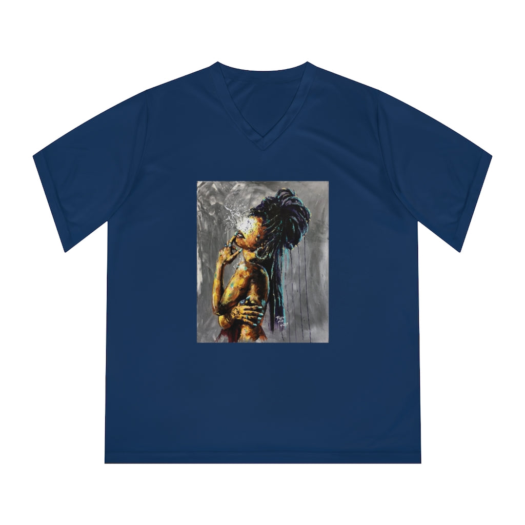 Naturally LVIII Women's Performance V-Neck T-Shirt