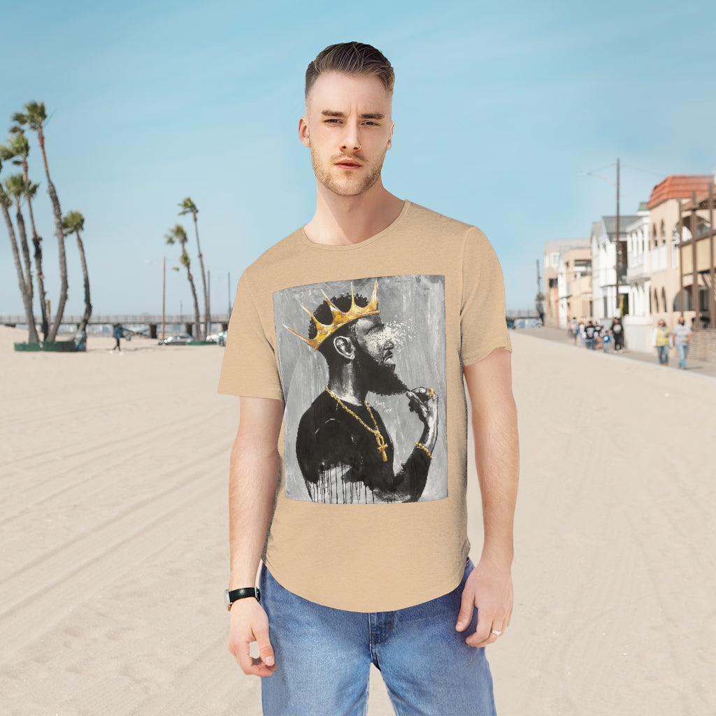 Naturally King VI Men's Jersey Curved Hem Tee