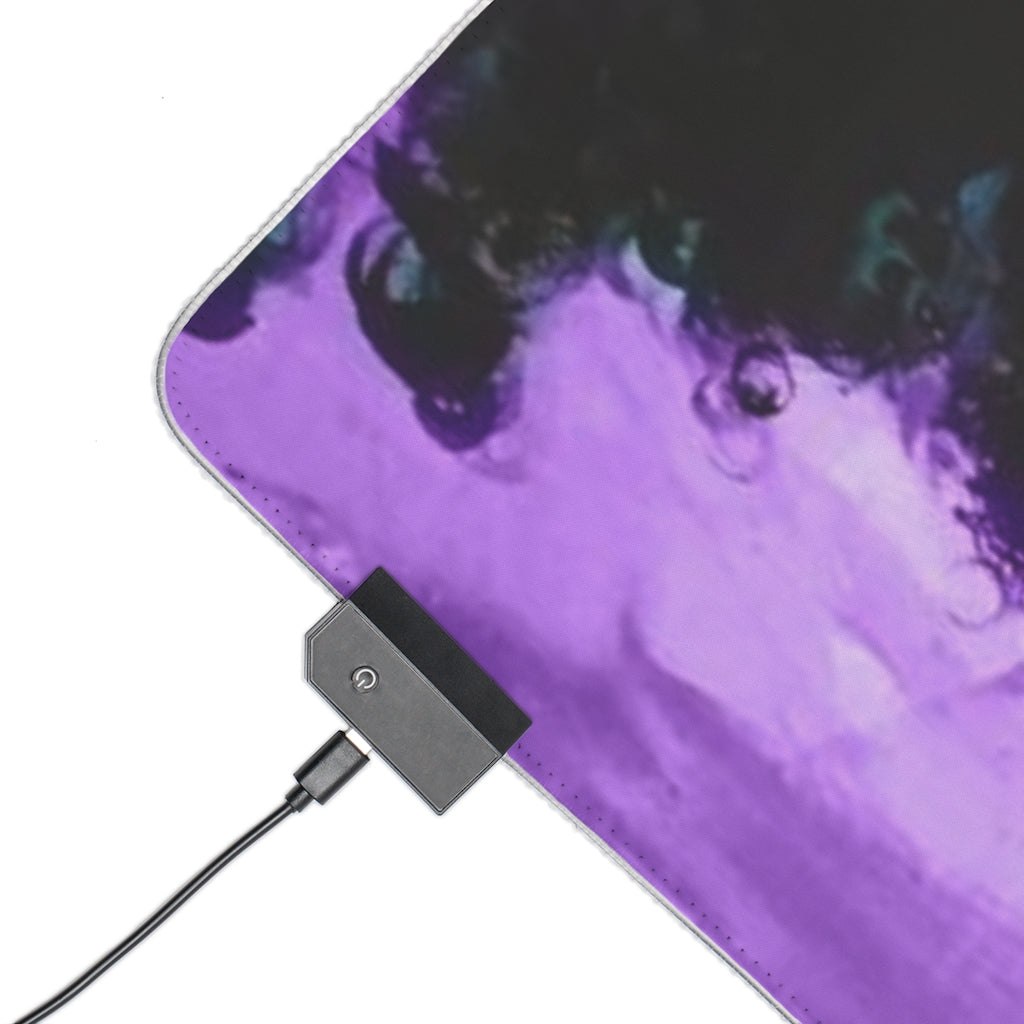 Naturally II PUEPLE LED Gaming Mouse Pad