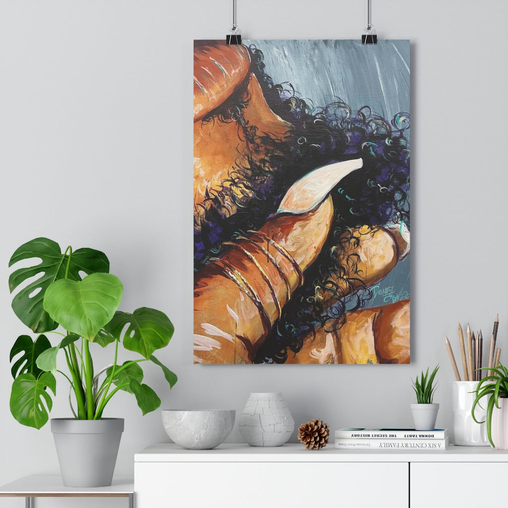 Naturally Black Love X Giclée Art Print