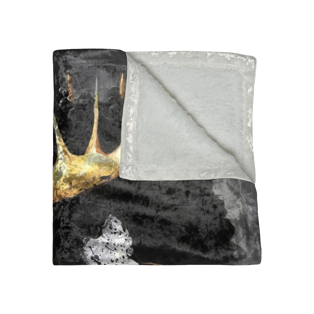 Naturally Queen VI Crushed Velvet Blanket