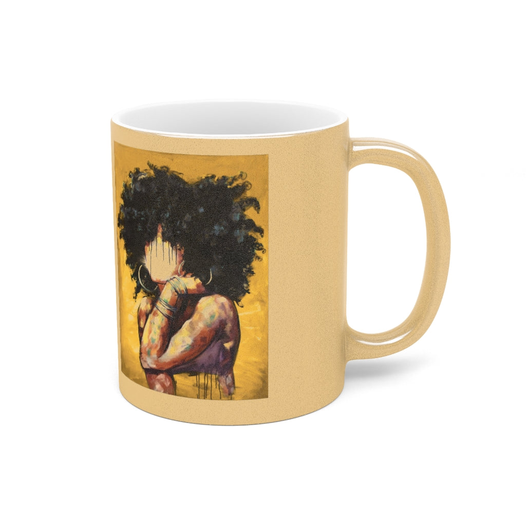 Naturally II GOLD Metallic Mug (Silver / Gold)