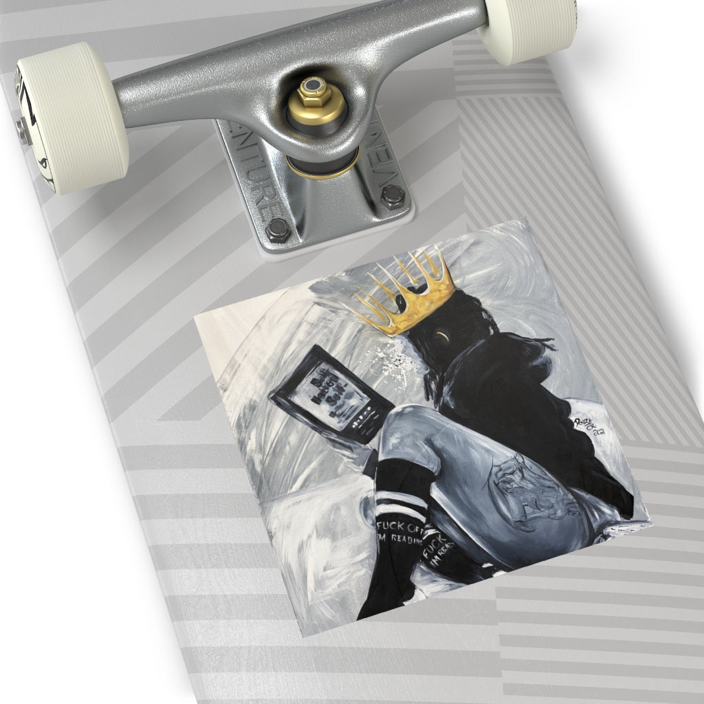 Naturally Queen Dara Square Vinyl Stickers