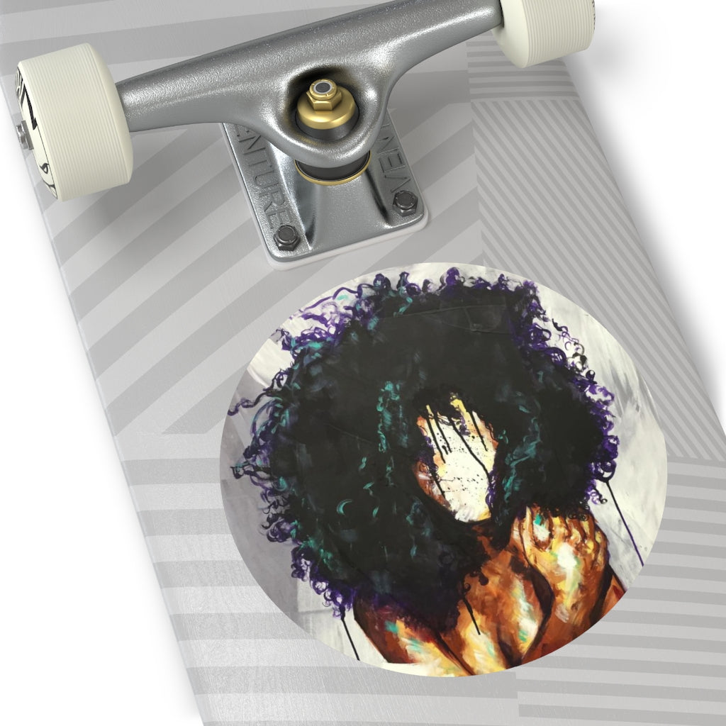 Naturally XII Round Vinyl Stickers