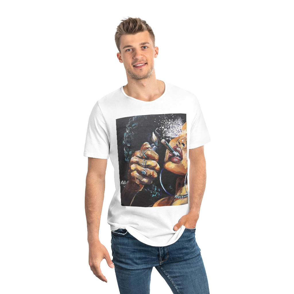 Naturally Dope III Men's Jersey Curved Hem Tee