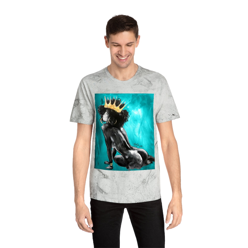 Naturally Queen VIII TEAL Unisex Color Blast T-Shirt