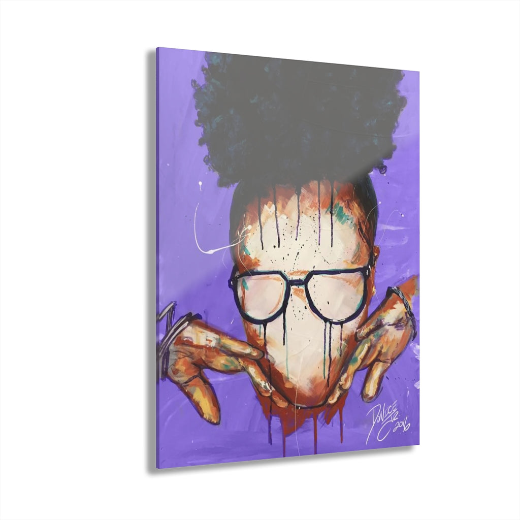 Naturally VIII PURPLE Acrylic Prints (French Cleat Hanging)