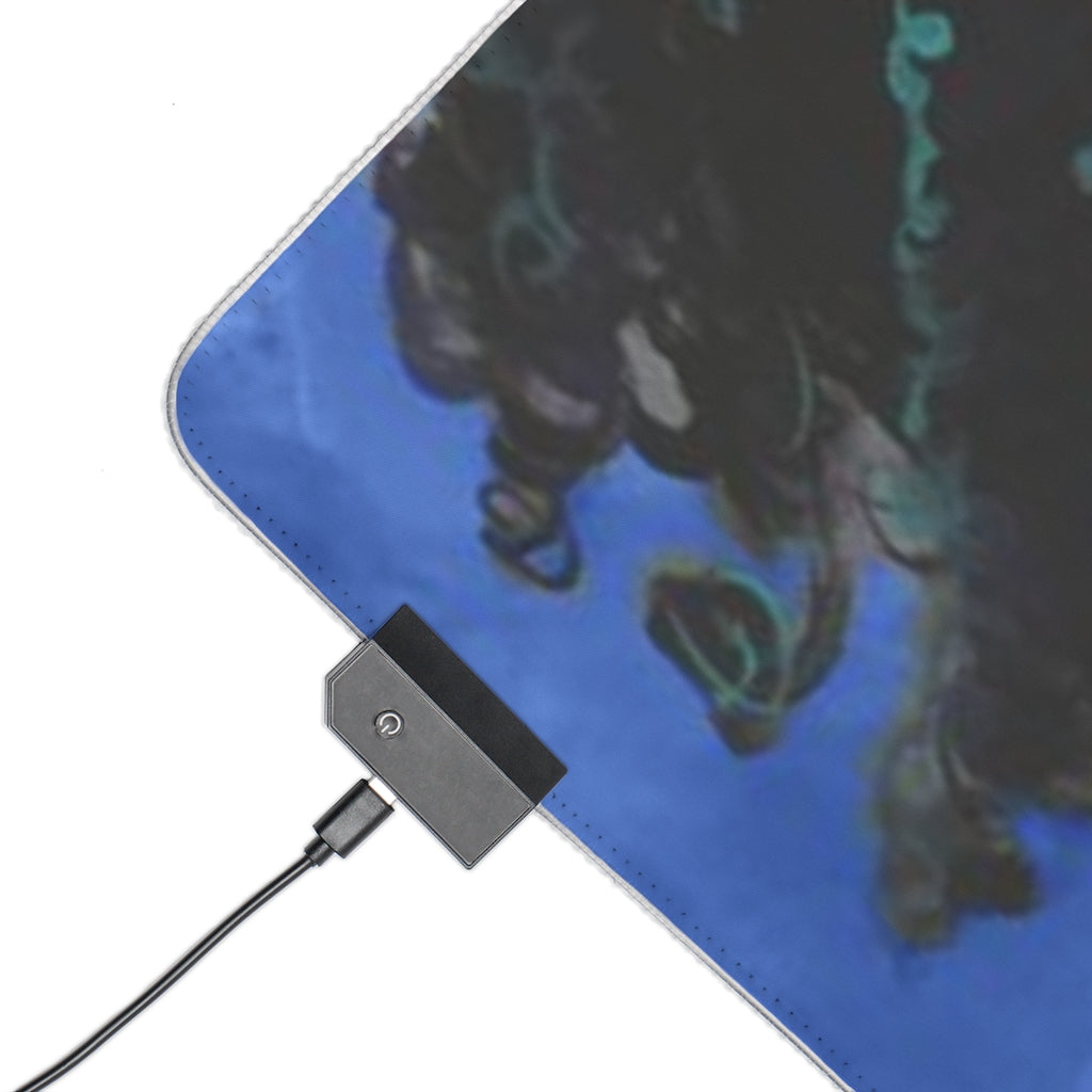 Naturally I BLUE LED Gaming Mouse Pad