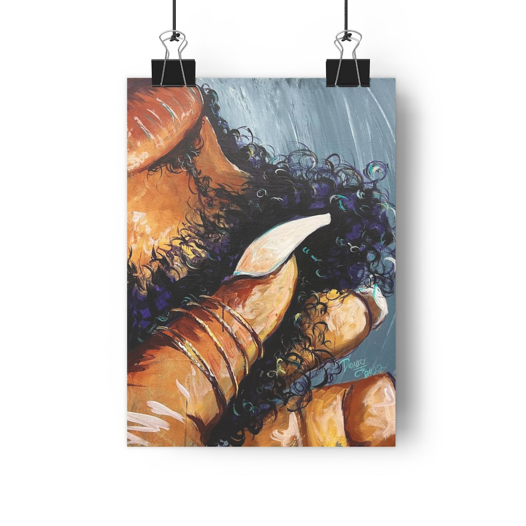 Naturally Black Love X Giclée Art Print