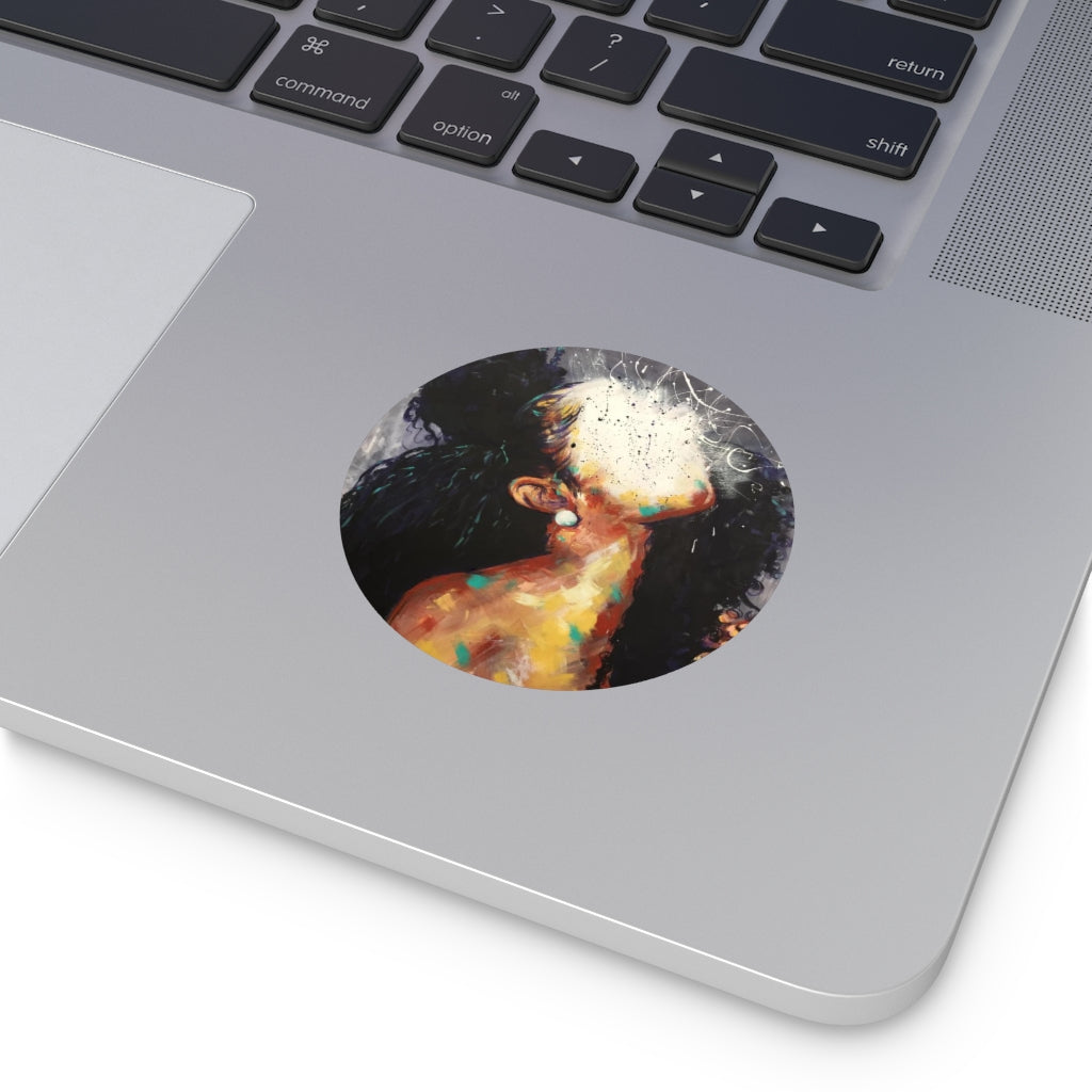 Naturally XVI Round Vinyl Stickers