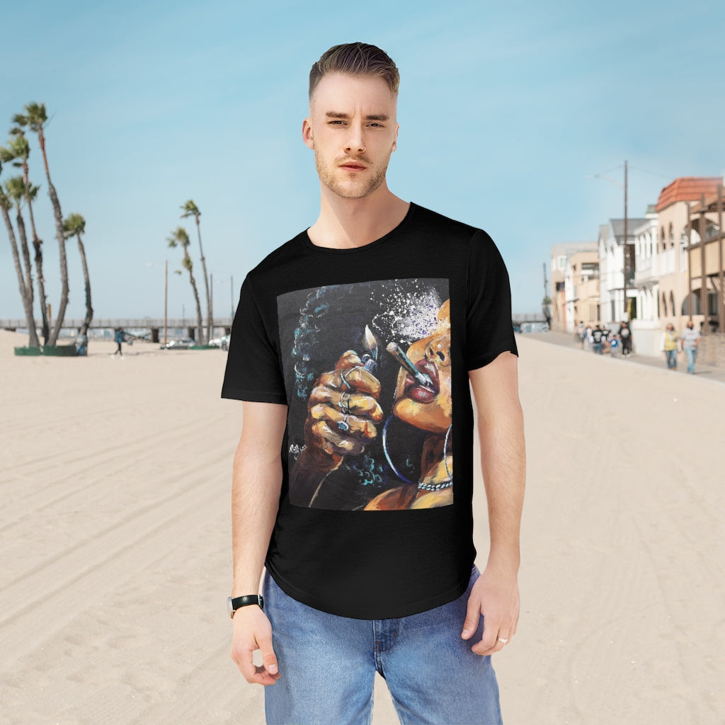 Naturally Dope III Men's Jersey Curved Hem Tee