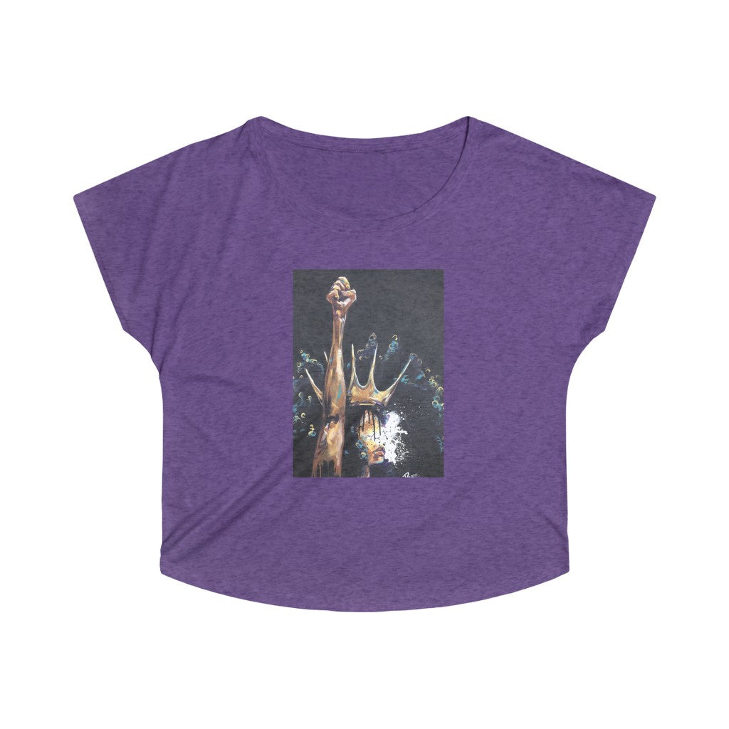 Naturally Queen Badu Women's Tri-Blend Dolman