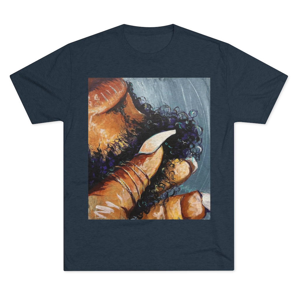 Naturally Black Love X Unisex Tri-Blend Crew Tee