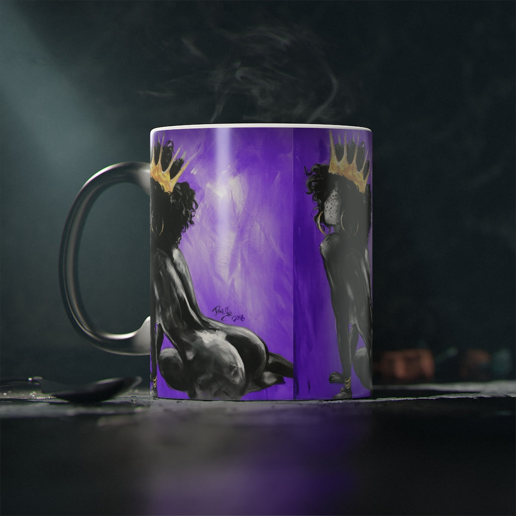 Naturally Queen VIII PURPLE Magic Mug