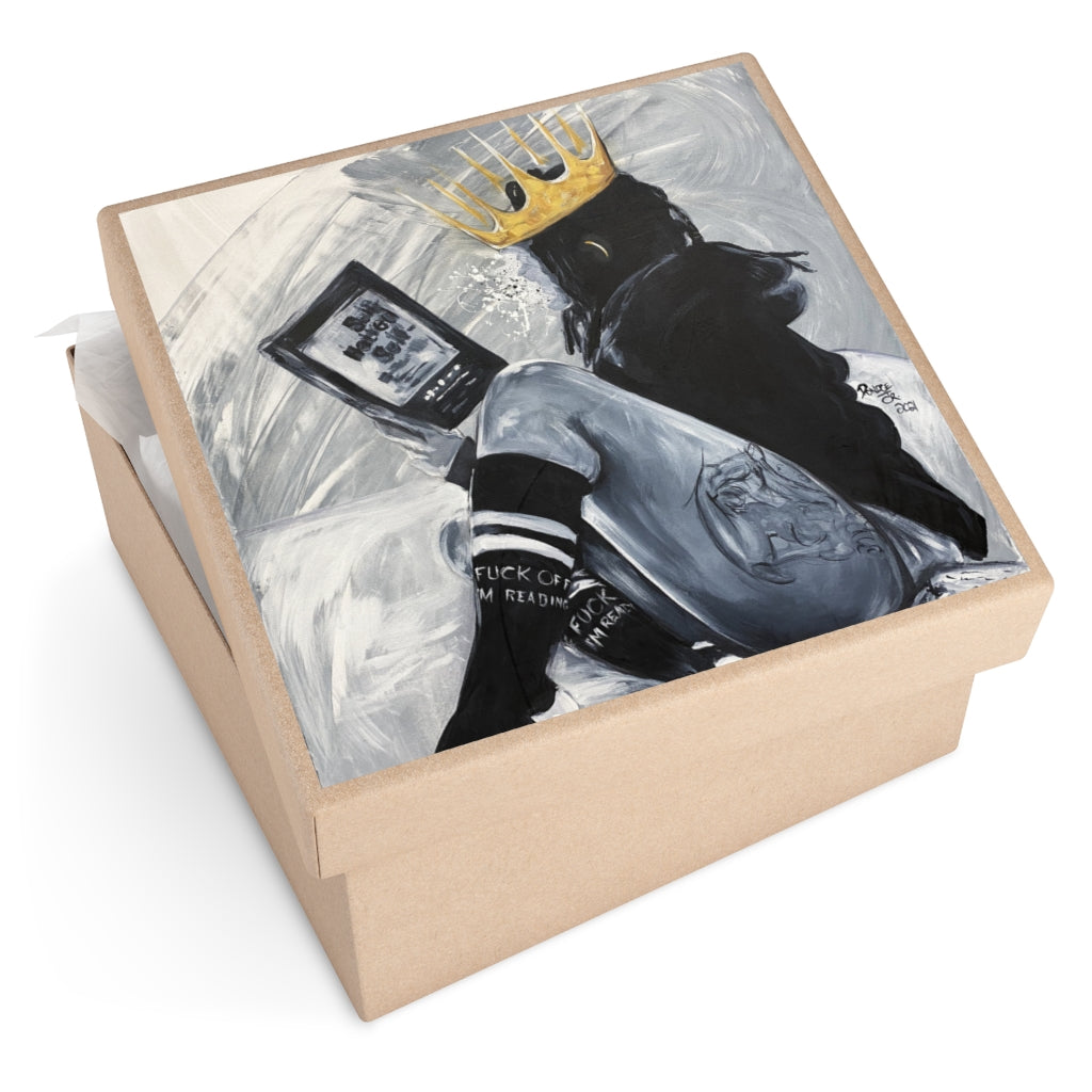 Naturally Queen Dara Square Vinyl Stickers