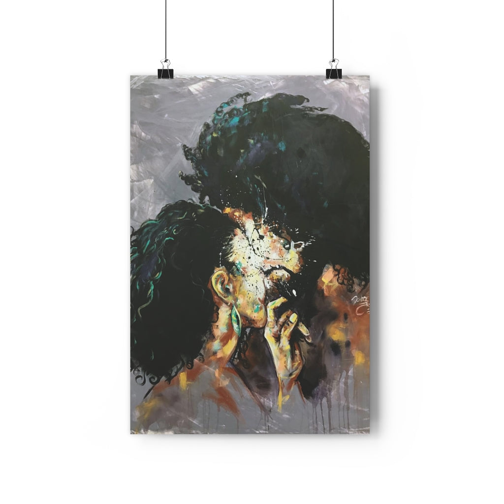 Naturally Black Love I Giclée Art Print