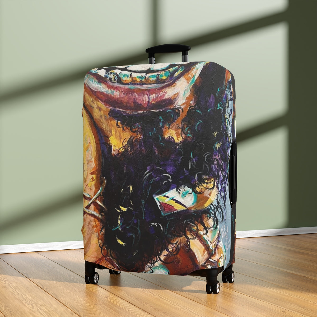 Naturally Black Love XI Luggage Cover