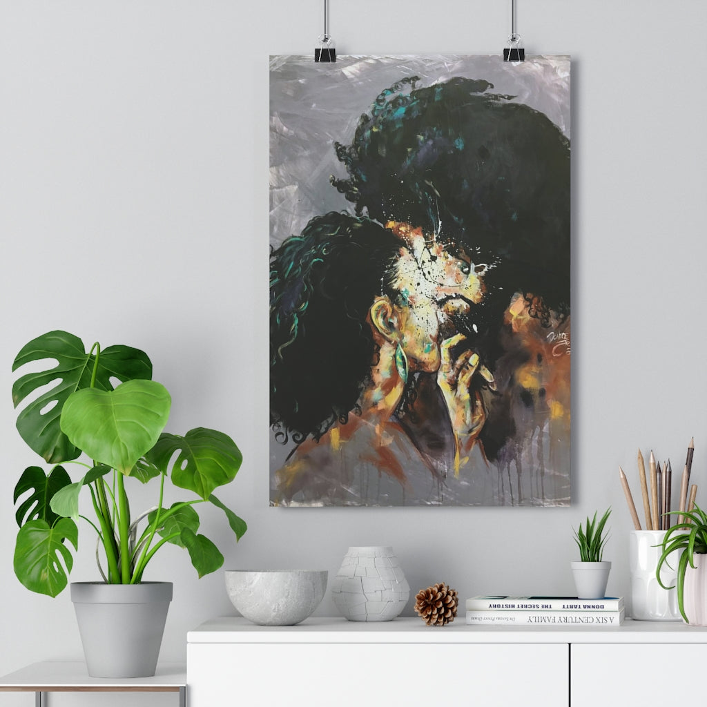 Naturally Black Love I Giclée Art Print