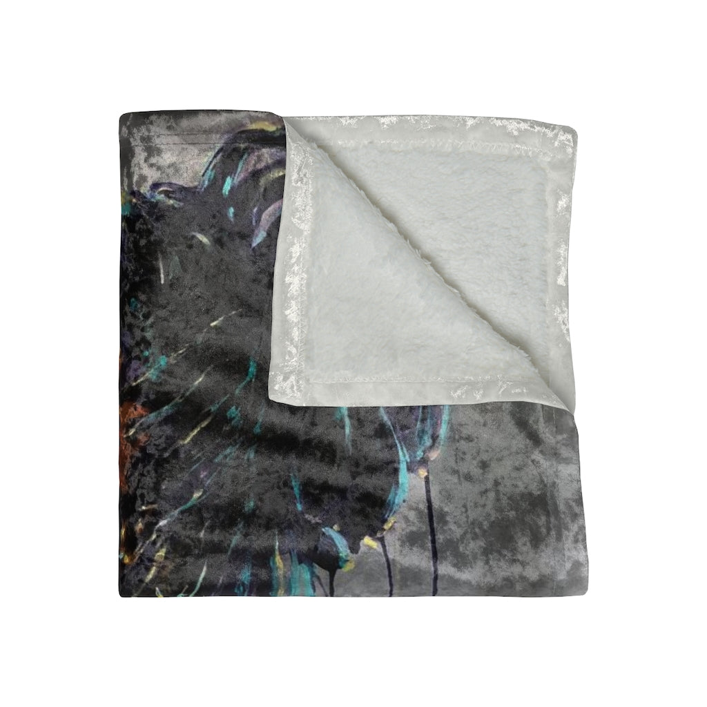 Naturally LVIII Crushed Velvet Blanket