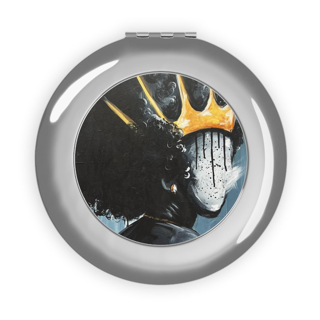 Naturally Queen XXV Compact Travel Mirror