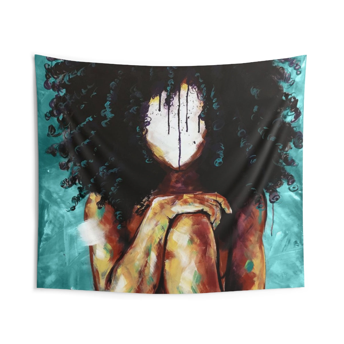 Naturally I TEAL Indoor Wall Tapestries