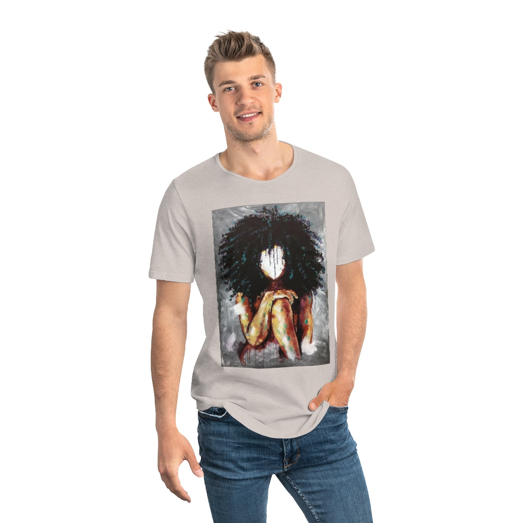 Naturally I Men's Jersey Curved Hem Tee