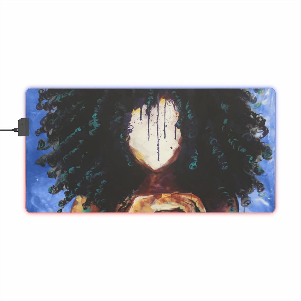 Naturally I BLUE LED Gaming Mouse Pad