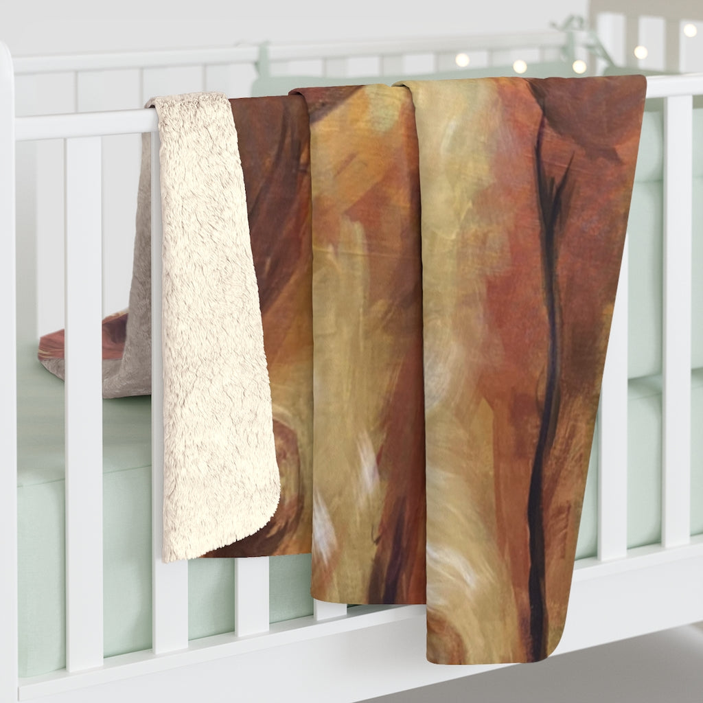 Naturally Nude IV Sherpa Fleece Blanket