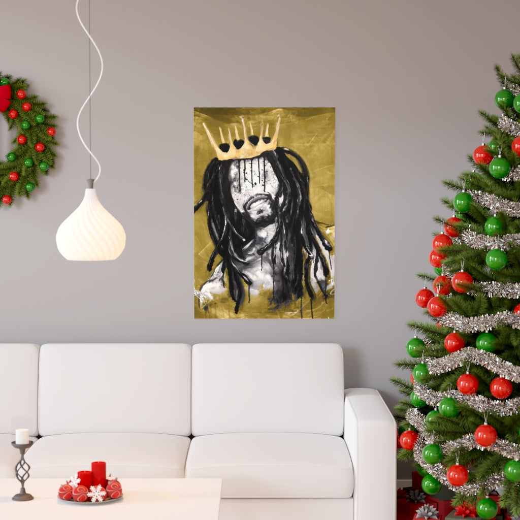 Naturally King II GOLD Premium Matte vertical posters